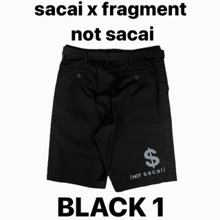 sacai - not sacai fragment shorts 藤原ヒロシ  sequel