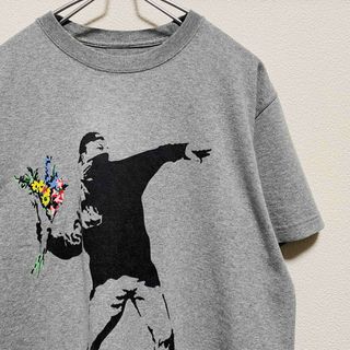 BEAMS - 美品　ギフトショップ　バンクシー　Flower Thrower Tシャツ