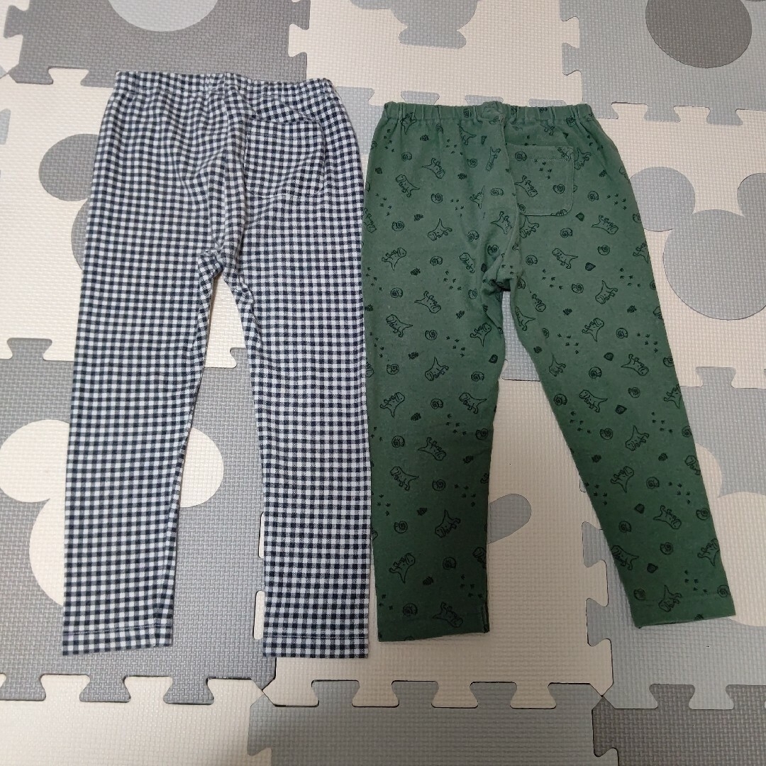 UNIQLO(ユニクロ)の【100】ユニクロ レギンス 10分丈 4枚 キッズ/ベビー/マタニティのキッズ服男の子用(90cm~)(パンツ/スパッツ)の商品写真