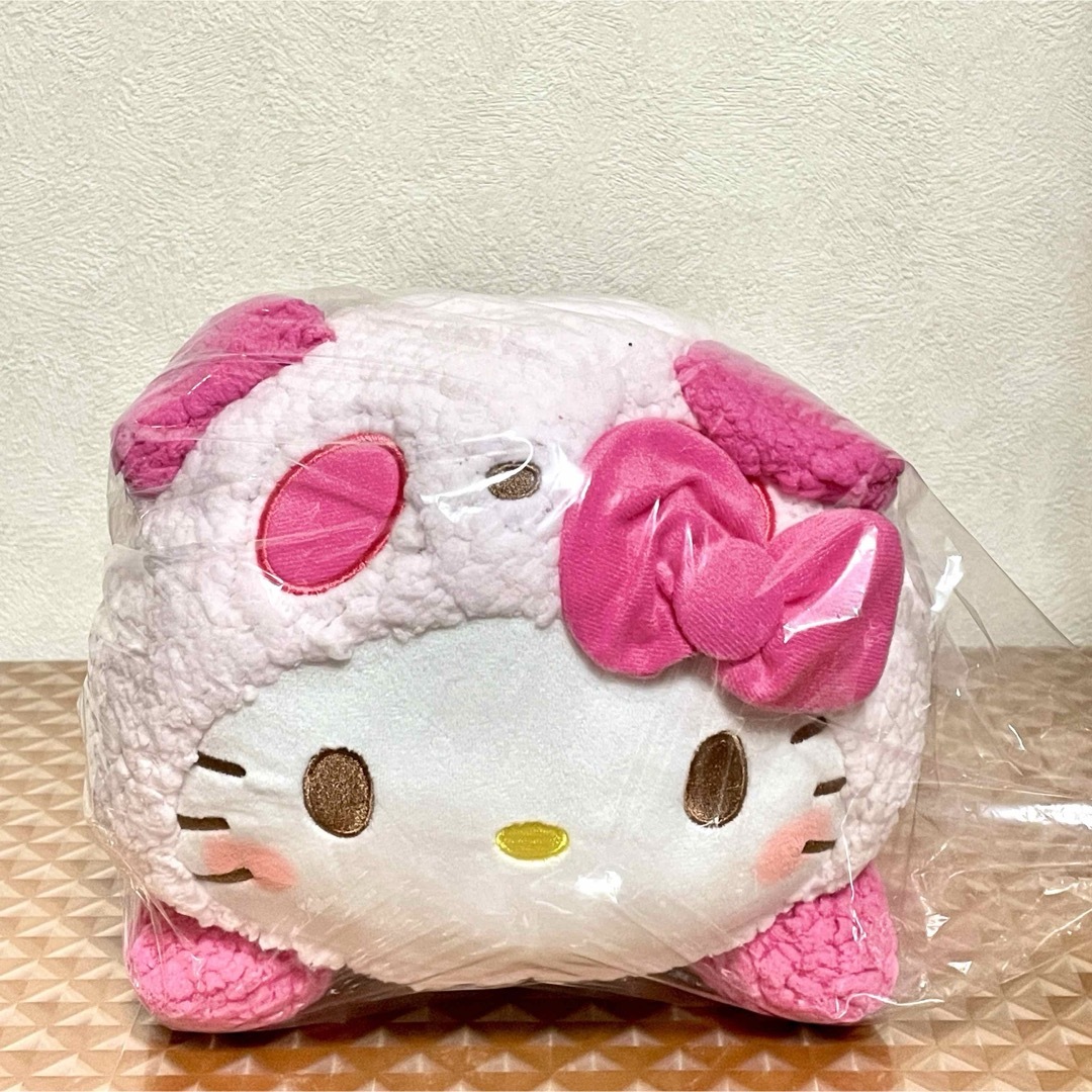 サンリオ(サンリオ)の【新品】サンリオ✧もこもこパンダ BIGぬいぐるみ 2種セット② エンタメ/ホビーのおもちゃ/ぬいぐるみ(ぬいぐるみ)の商品写真