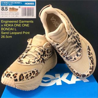 ホカオネオネ(HOKA ONE ONE)のレオパード★HOKA ONE ONE × EG BONDI L スニーカー 豹柄(スニーカー)