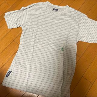 クローバルボーダーデザインTシャツグレー(Tシャツ/カットソー(半袖/袖なし))