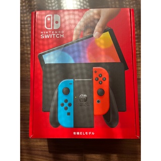 ニンテンドースイッチ(Nintendo Switch)の新品 Nintendo スイッチ 本体 有機ELモデル ネオンレッド・ブルー(家庭用ゲーム機本体)