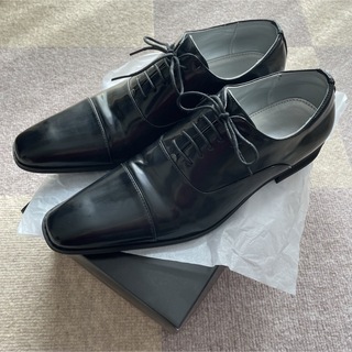 新郎　ブライダルシューズ　結婚式　靴　ブラック　27.5㎝(ドレス/ビジネス)
