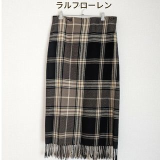 ラルフローレン(Ralph Lauren)のラルフローレン　巻きスカート(ひざ丈スカート)