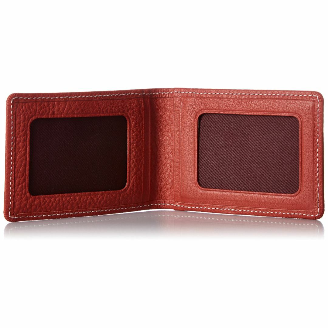 色:レッドアイボリーステッチ赤70912キタムラ パスケース 二つ折り メンズのバッグ(その他)の商品写真