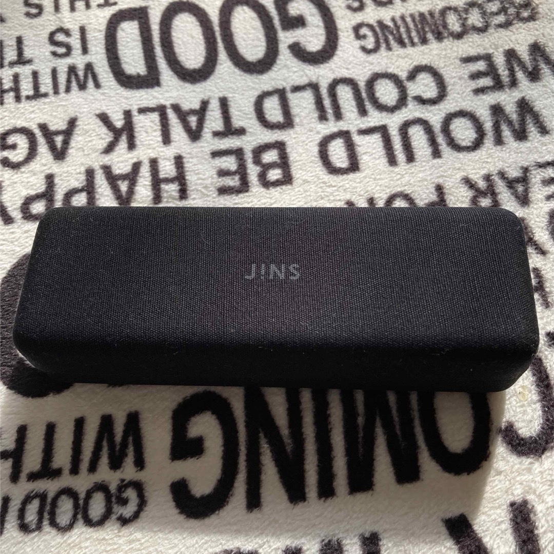 JINS(ジンズ)のJINS新品メガネケース　ブラック インテリア/住まい/日用品のインテリア/住まい/日用品 その他(その他)の商品写真