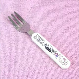 サンリオ(サンリオ)のキティちゃん　子供用　フォーク　お弁当用　中古(カトラリー/箸)