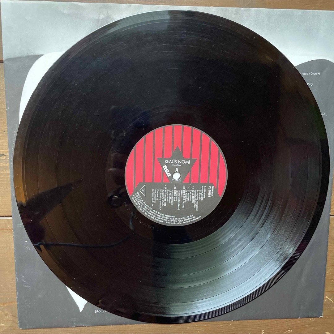 KLAUS NOMI クラウスノミ encore... vinyl LP エンタメ/ホビーのエンタメ その他(その他)の商品写真