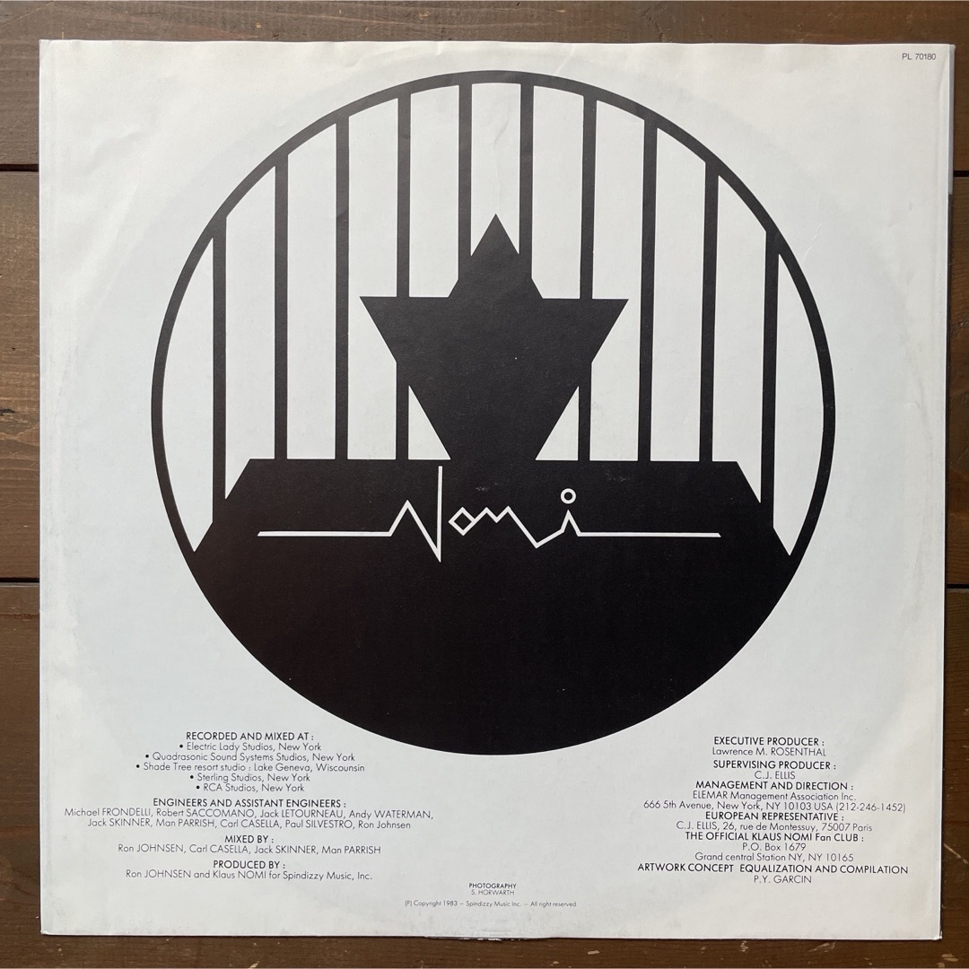 KLAUS NOMI クラウスノミ encore... vinyl LP エンタメ/ホビーのエンタメ その他(その他)の商品写真