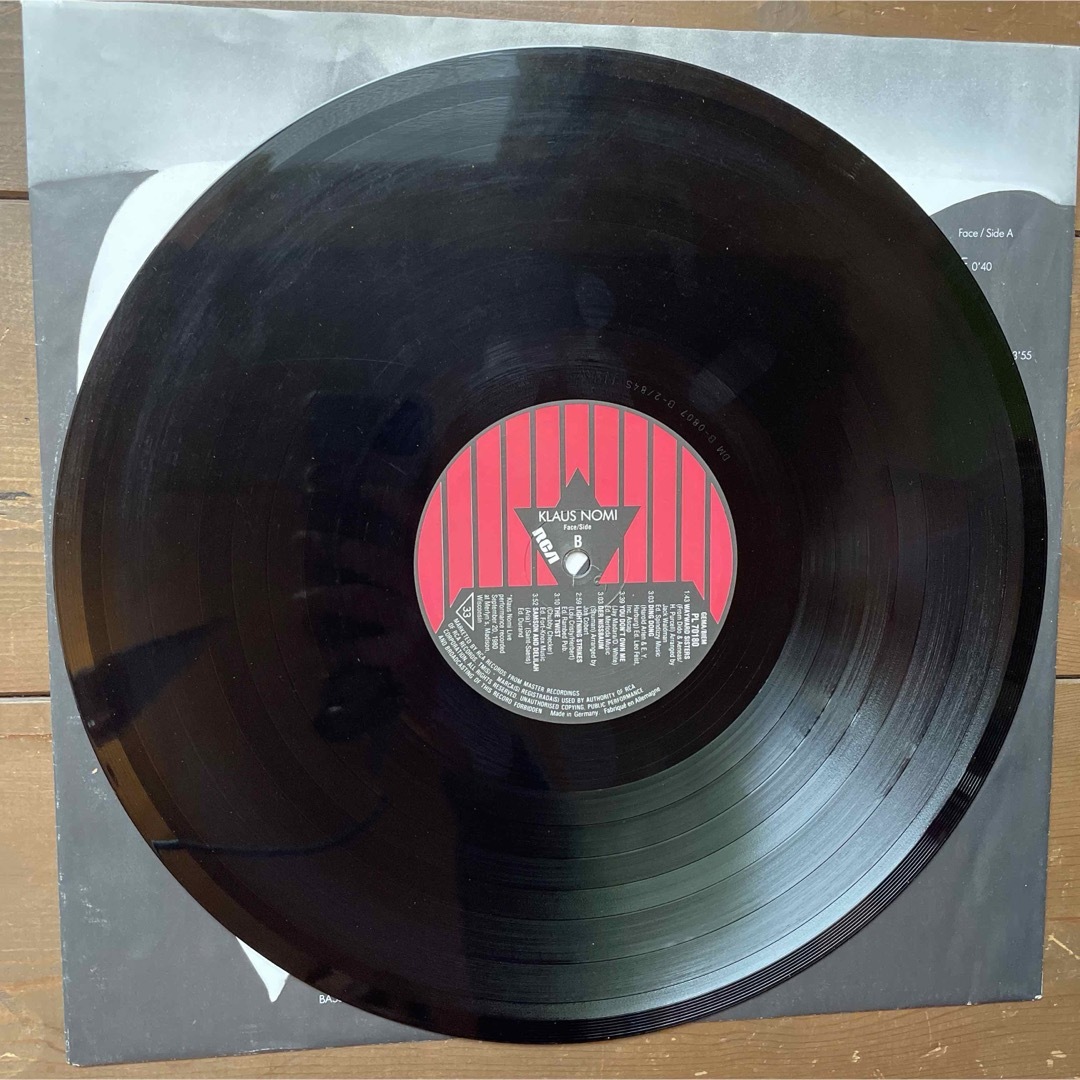 KLAUS NOMI クラウスノミ encore... vinyl LP エンタメ/ホビーのエンタメ その他(その他)の商品写真