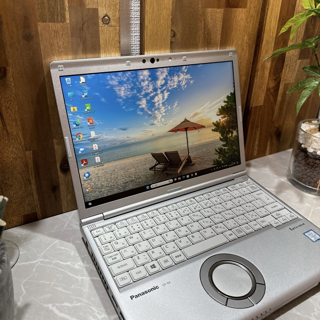 Panasonic(パナソニック)のLet's note SV7☘️i5第8世代/SSD256G☘️メモリ8GB スマホ/家電/カメラのPC/タブレット(ノートPC)の商品写真