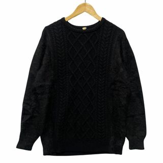 ソフネット(SOPHNET.)のSOPHNET. ソフネット 17AW 品番 SOPH-178099 切り替えし ニット セーター ブラック サイズXL 正規品 / Z2093(ニット/セーター)