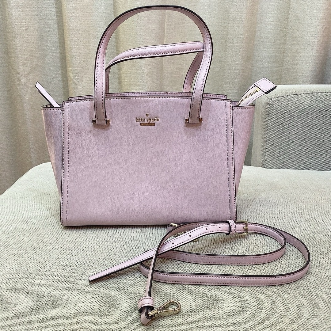 kate spade new york(ケイトスペードニューヨーク)の【美品】kate spade  ハンドバッグ  ショルダー  ピンク  鞄 レディースのバッグ(ショルダーバッグ)の商品写真