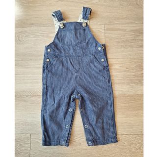 プチバトー(PETIT BATEAU)のプチバトー  サロペット　ストライプ　67cm(パンツ)