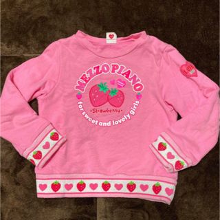 メゾピアノ(mezzo piano)の美品☆メゾピアノ☆トレーナー　110(Tシャツ/カットソー)