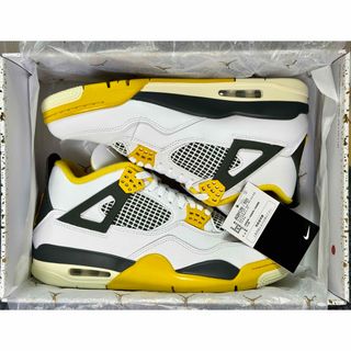 ジョーダン(Jordan Brand（NIKE）)の未使用　Nike AJ4 Vivid Sulfur WMENS 27.5cm(スニーカー)