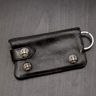 クロムハーツ【CHROMEHEARTS】レザーキーケース/クロスボール【中古】1152