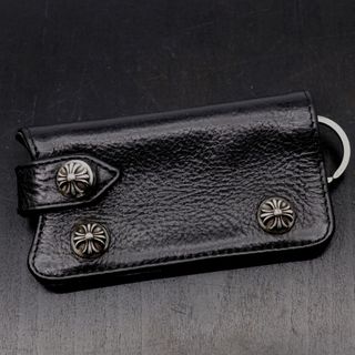 クロムハーツ(Chrome Hearts)のクロムハーツ【CHROMEHEARTS】レザーキーケース/クロスボール【中古】1152(財布)