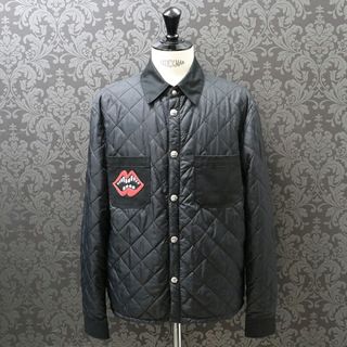 クロムハーツ【CHROMEHEARTS】MATTY BOY / マティーボーイ キルティングナイロンジャケット チョンパー/CHプラスプリント/総柄/中綿/ライトダウン/Mサイズ【中古】121667