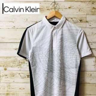 Calvin Klein - カルバンクライン ゴルフウェア ポロシャツ バイカラー ボタンダウン