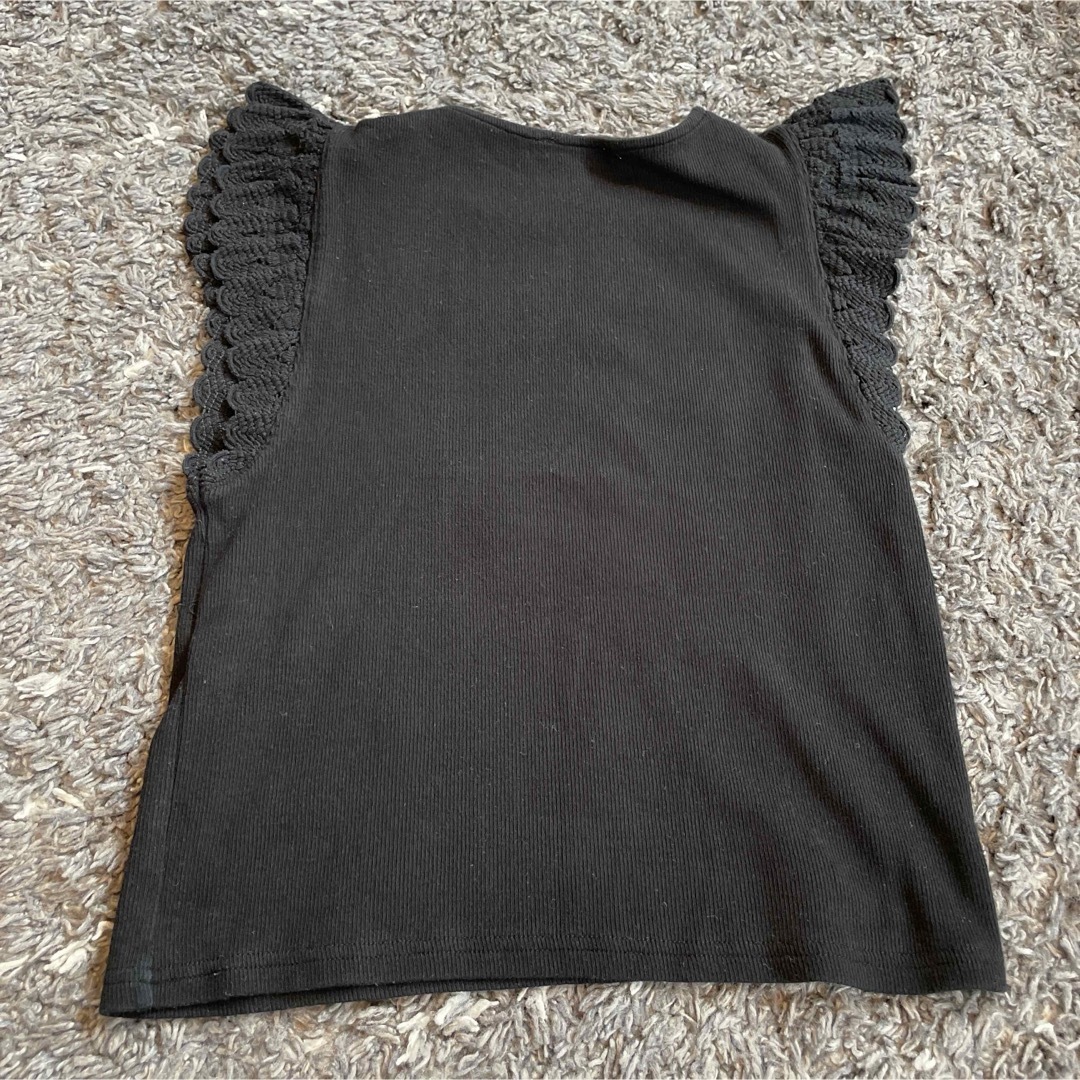 ZARA(ザラ)のザラ　Tシャツ　カットソー　リブ　L メンズのトップス(Tシャツ/カットソー(半袖/袖なし))の商品写真