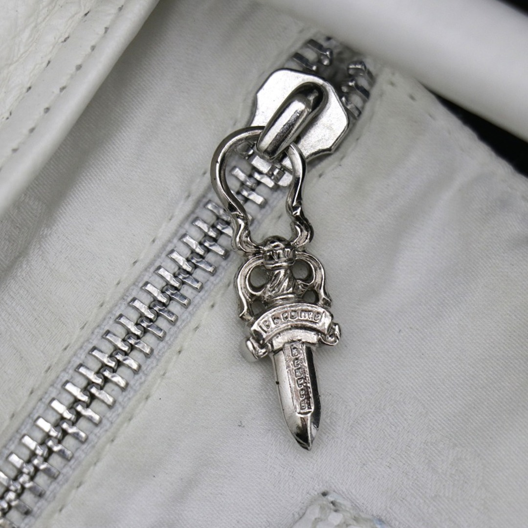 Chrome Hearts(クロムハーツ)のクロムハーツ【CHROMEHEARTS】【ロジウム加工】FSトートバッグ/クロスパッチ/ホワイト/ベイビーファット【中古】111592 メンズのバッグ(トートバッグ)の商品写真