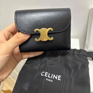 セリーヌ(celine)のスモールウォレット トリオンフ / シャイニーカーフスキン(財布)