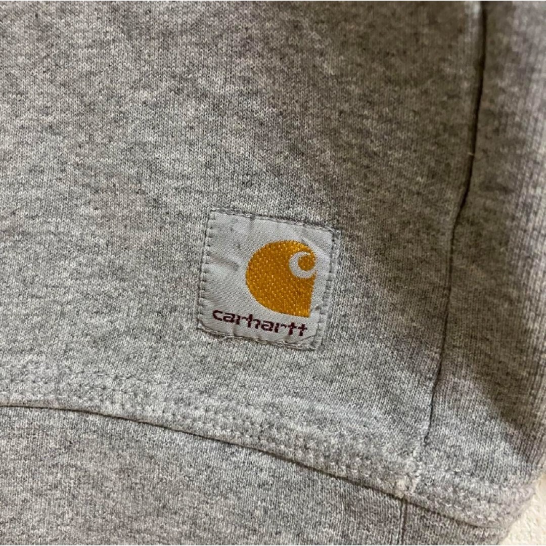 carhartt(カーハート)のCarharttカーハートオーバーサイズワンポイントロゴ袖太トレーナースウェット メンズのトップス(スウェット)の商品写真