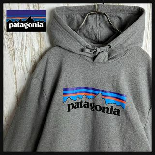 patagonia - 【定番デザイン】パタゴニア☆センタービッグロゴスウェット ゆるだぼLサイズ