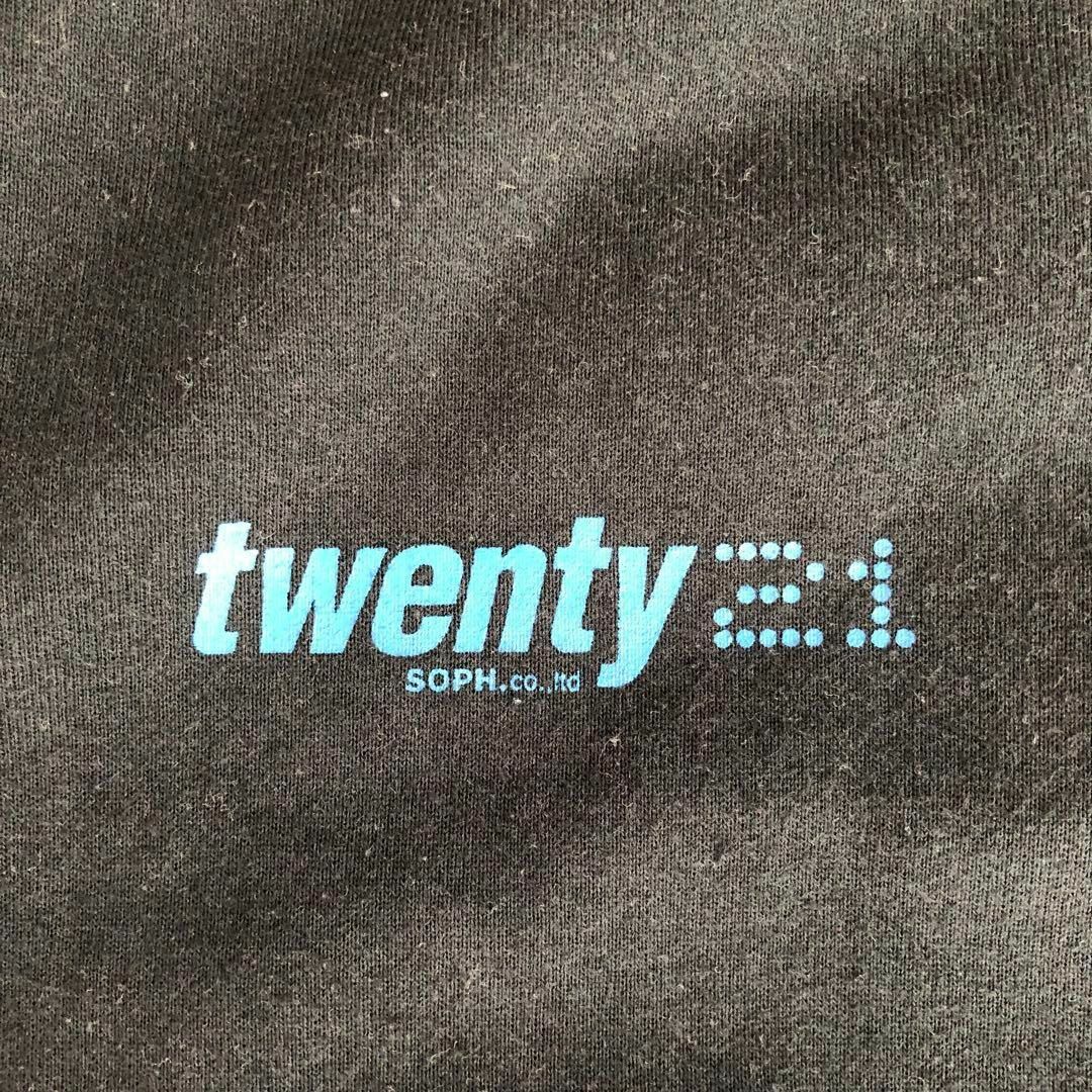 SOPH(ソフ)のSOPHソフTWENTY21 半袖スウェットカットソー　ブラック黒切りっぱなし メンズのトップス(Tシャツ/カットソー(半袖/袖なし))の商品写真