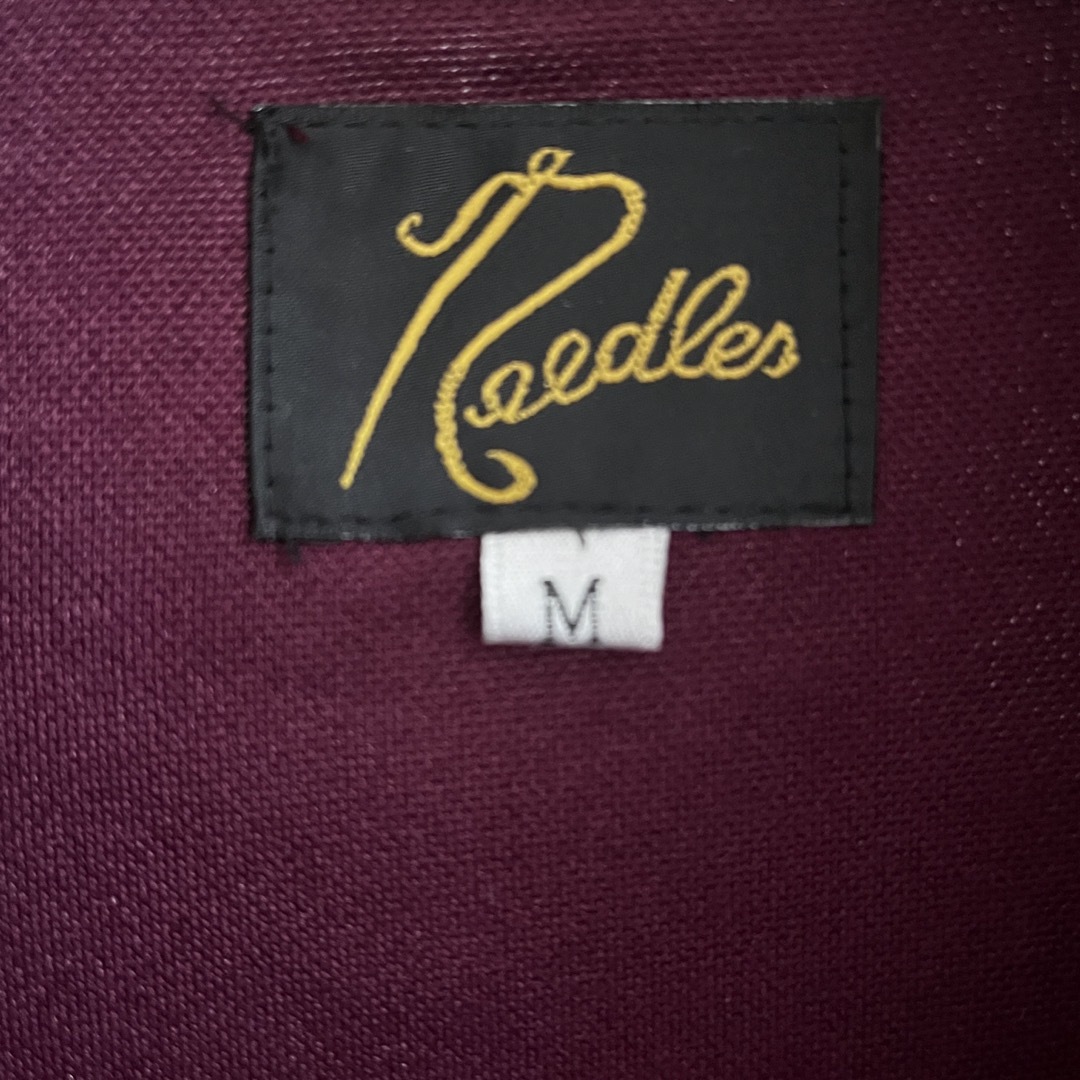 Needles ニードルス Mサイズ トラックジャケット ボルドー メンズのトップス(ジャージ)の商品写真