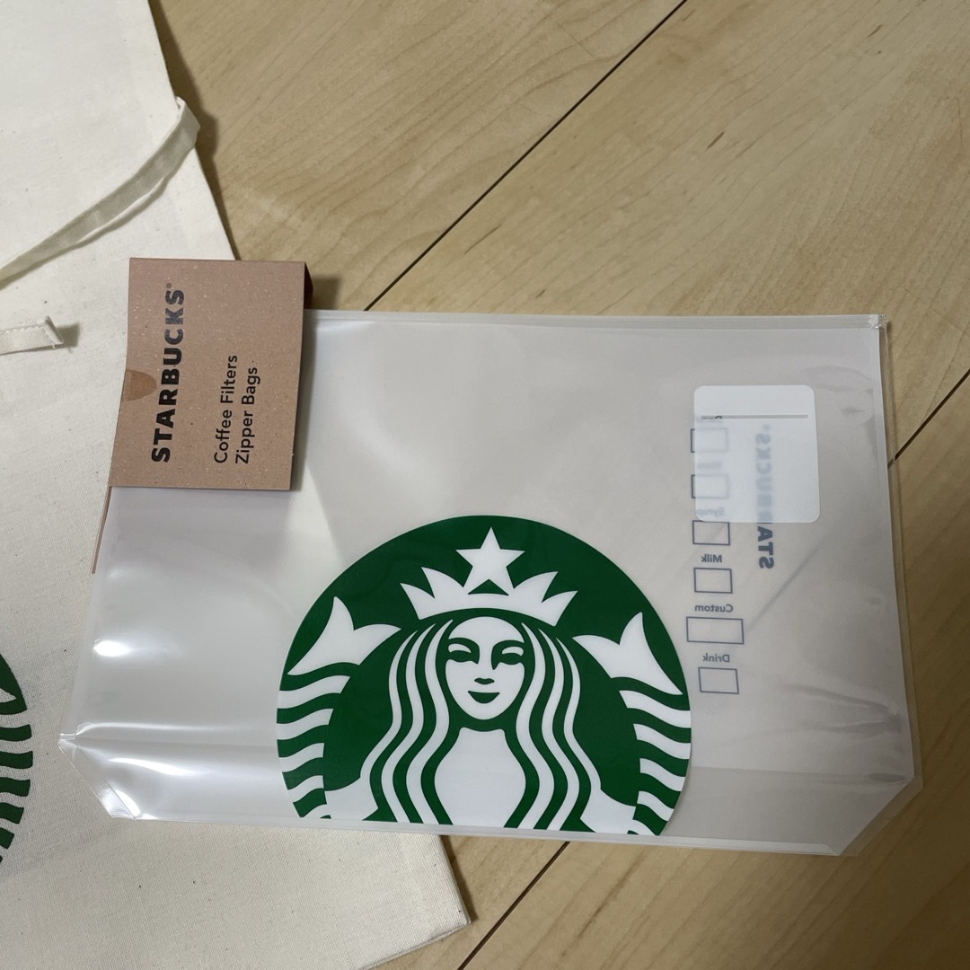 Starbucks Coffee(スターバックスコーヒー)のスターバックス　バックセット　ポーチ　紙袋 レディースのバッグ(トートバッグ)の商品写真