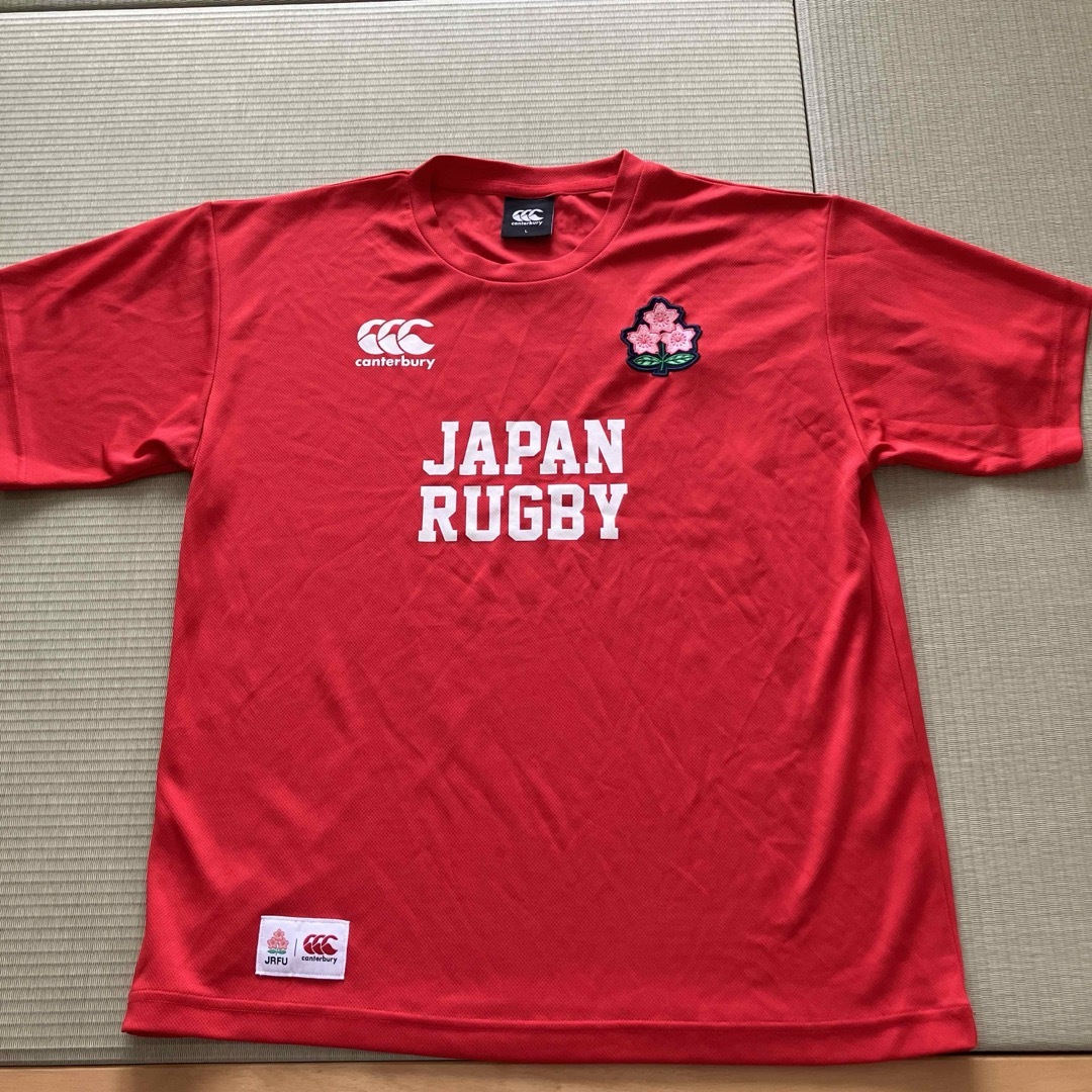 CANTERBURY(カンタベリー)のラグビー 日本代表シャツ　刺繍エンブレム メンズのトップス(Tシャツ/カットソー(半袖/袖なし))の商品写真