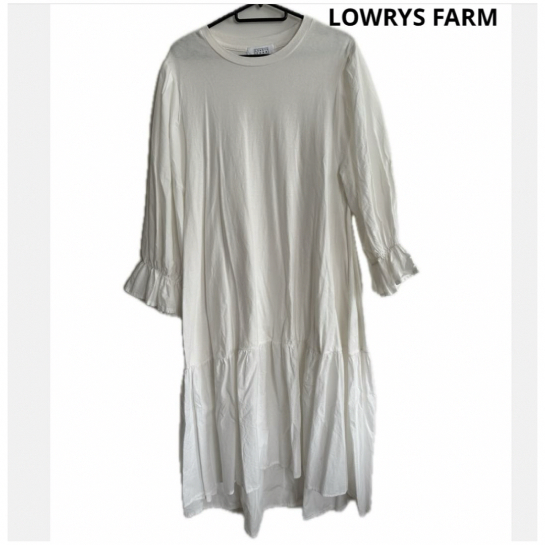 LOWRYS FARM(ローリーズファーム)のLOWRYS FARM ローリーズファーム 変形ロングワンピース  レディースのワンピース(ロングワンピース/マキシワンピース)の商品写真