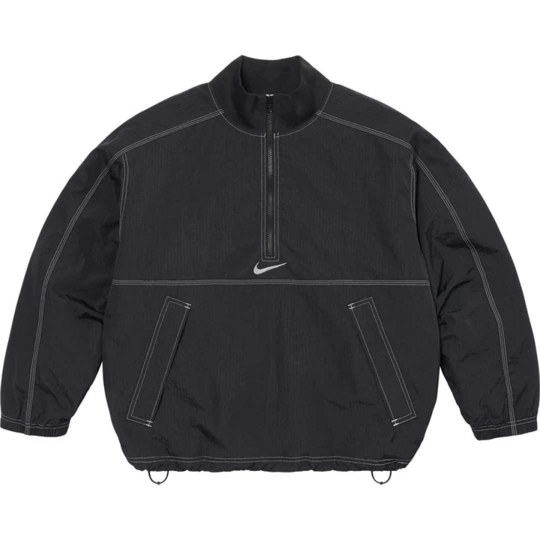 Supreme(シュプリーム)のXL Supreme Nike Ripstop Pullover Black  メンズのジャケット/アウター(ナイロンジャケット)の商品写真