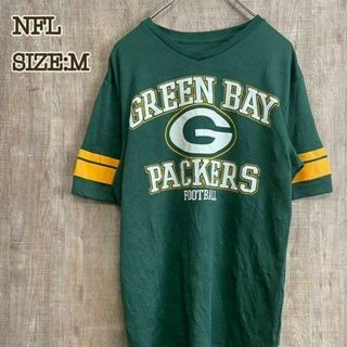 NFL グリーンベイ・パッカーズ　ゲームシャツ　グリーン　M(Tシャツ/カットソー)