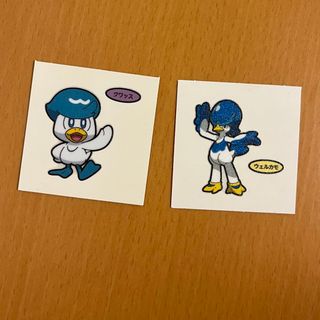 ポケモン(ポケモン)のポケモンパン デコキャラシール クワッス ウェルカモ 2枚セット(キャラクターグッズ)