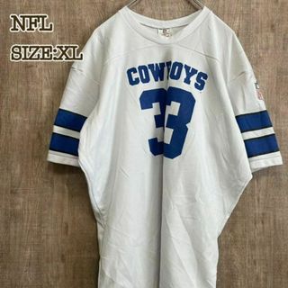 NFL ダラス・カウボーイズ　ゲームシャツ　ホワイト　XL(Tシャツ/カットソー(半袖/袖なし))