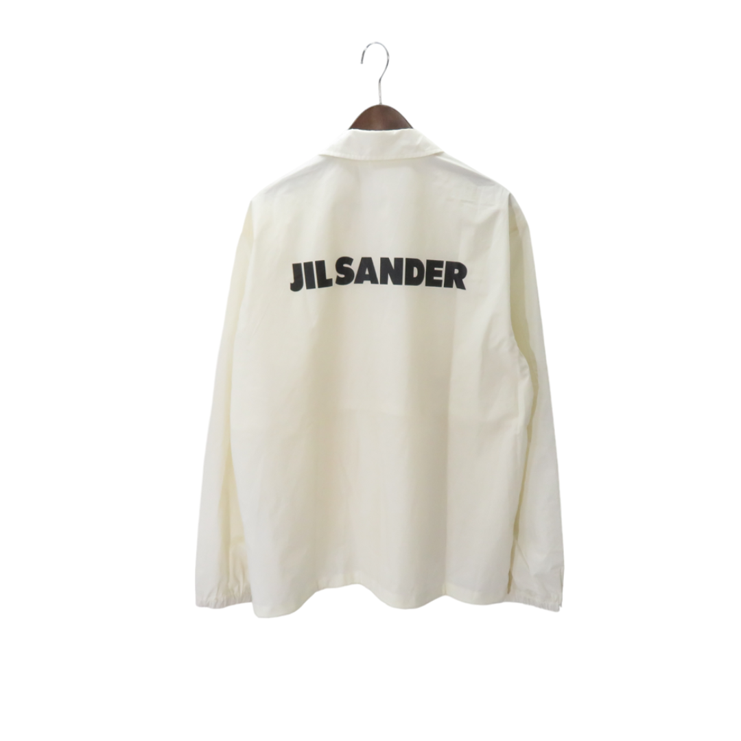 JIL SANDER 20aw 20aw Logo Print Coach Jacket Ivory Size-50 JIL SANDER 20aw 20aw Logo Print Coach Jacket Ivory Size-50