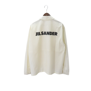  JIL SANDER 20aw 20aw Logo Print Coach Jacket Ivory Size-50 JSIP420311(その他)