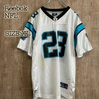 リーボック(Reebok)のReebokリーボック　NFLカロライナ・ブラックパンサーズ　ゲームシャツ白XL(Tシャツ/カットソー)