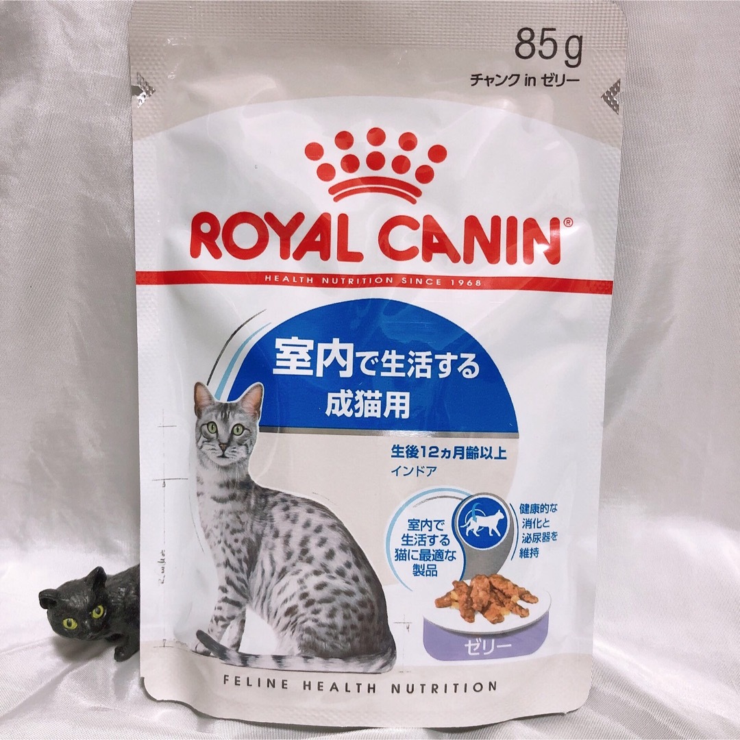 ROYAL CANIN(ロイヤルカナン)のロイヤルカナン　インドア　成猫　チャンクinゼリー　85g 19個 その他のペット用品(猫)の商品写真