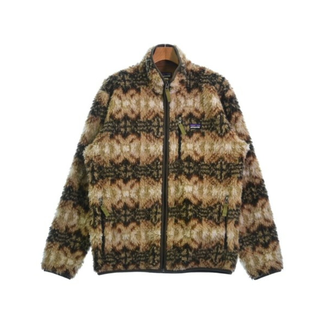 patagonia(パタゴニア)のpatagonia パタゴニア ブルゾン（その他） L 白x茶(総柄) 【古着】【中古】 メンズのジャケット/アウター(その他)の商品写真