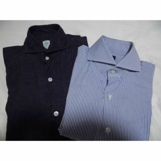 フィナモレ(FINAMORE)の完売続出！フィナモレ　シャツ　2枚セット　38(シャツ)