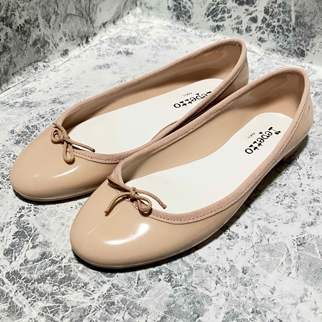 repetto(レペット)の【ほぼ美品】repetto レペット　レインバレエパンプス　38約24㎝ レディースの靴/シューズ(ハイヒール/パンプス)の商品写真