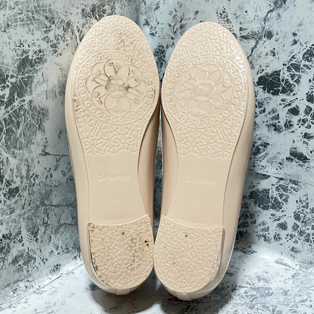 repetto(レペット)の【ほぼ美品】repetto レペット　レインバレエパンプス　38約24㎝ レディースの靴/シューズ(ハイヒール/パンプス)の商品写真