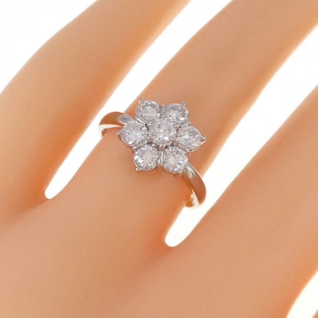 PT フラワー ダイヤモンド リング 1.05CT レディースのアクセサリー(リング(指輪))の商品写真