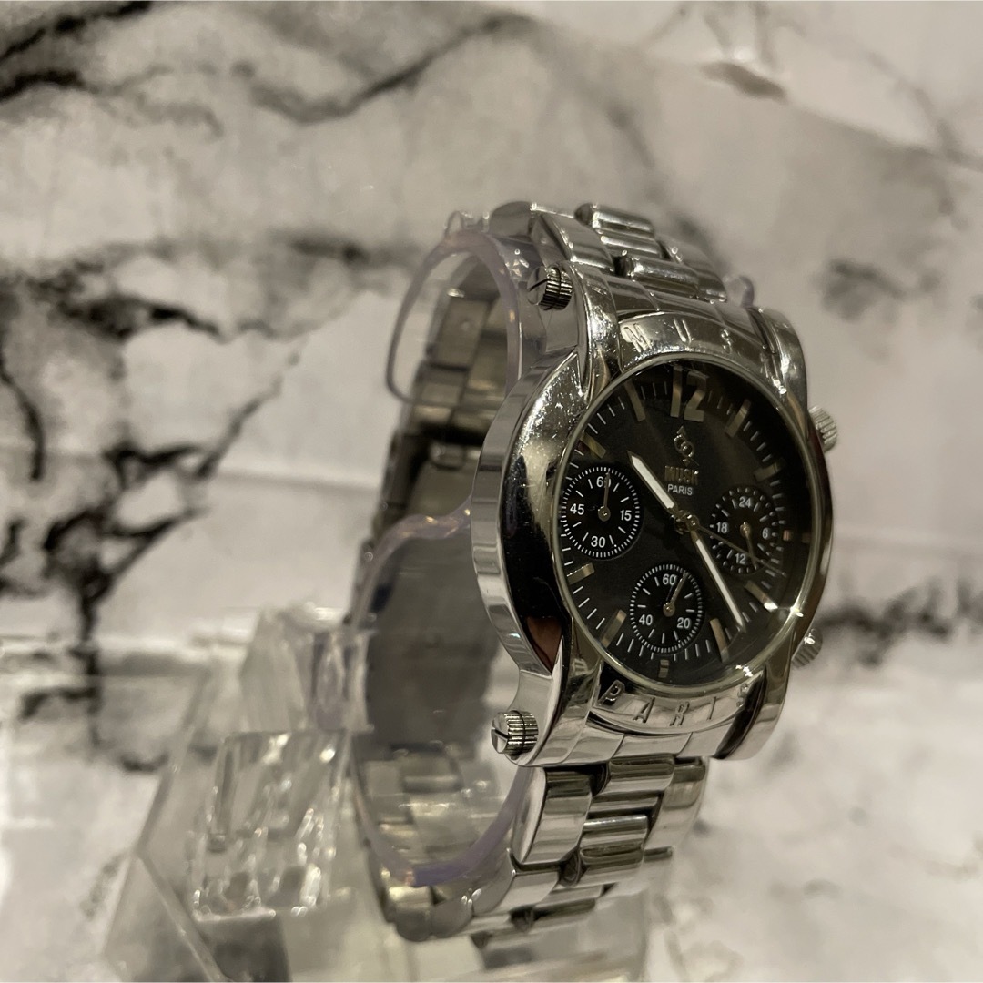 MUSK メンズ腕時計/クロノグラフMT-2131リューズ欠品 メンズの時計(腕時計(アナログ))の商品写真
