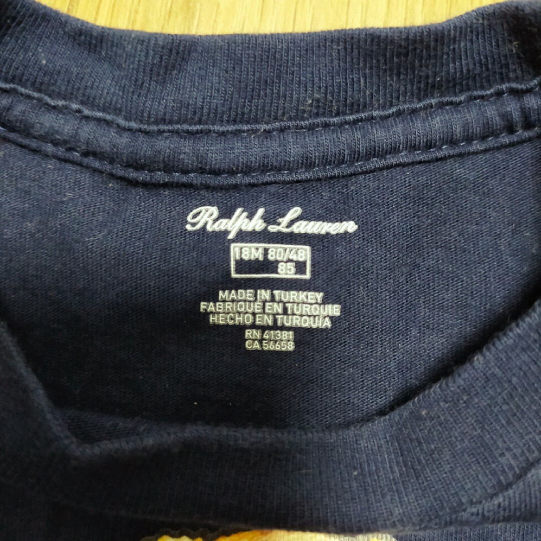 Ralph Lauren(ラルフローレン)のラルフローレン　ポロベアTシャツ　85 キッズ/ベビー/マタニティのベビー服(~85cm)(Ｔシャツ)の商品写真
